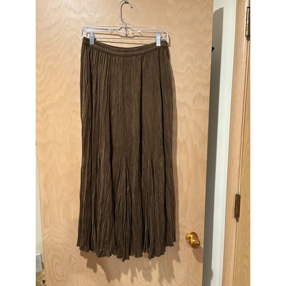 Chico's Faux Suede Maxi Skirt